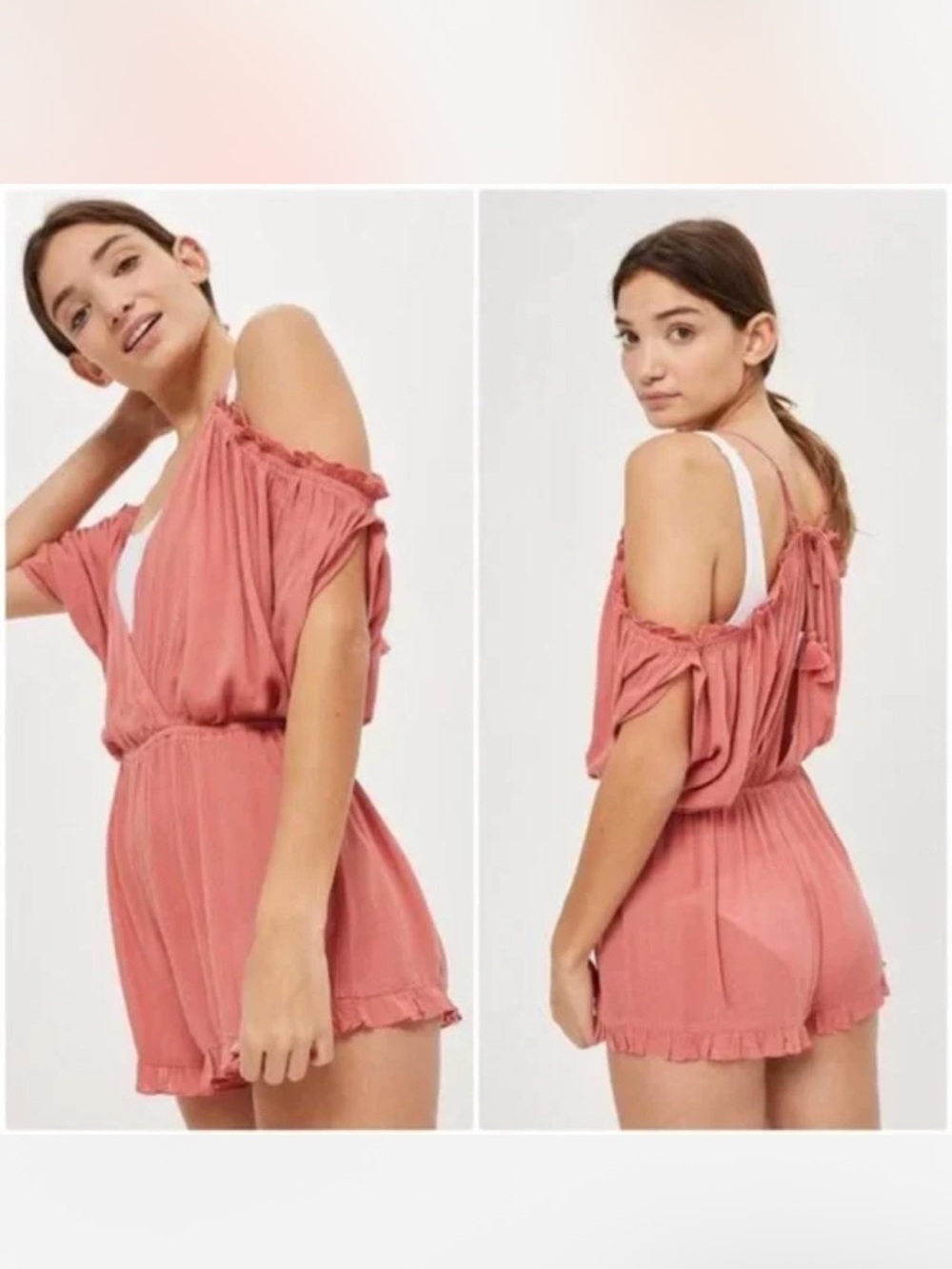 Topshop | Dusty Rose Romper